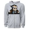 Icon Unisex Lightweight Loopback Terry Full-Zip Hooded Sweatshirt Thumbnail