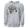 Icon Unisex Lightweight Loopback Terry Full-Zip Hooded Sweatshirt Thumbnail