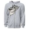 Icon Unisex Lightweight Loopback Terry Full-Zip Hooded Sweatshirt Thumbnail