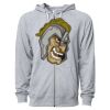 Icon Unisex Lightweight Loopback Terry Full-Zip Hooded Sweatshirt Thumbnail