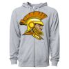Icon Unisex Lightweight Loopback Terry Full-Zip Hooded Sweatshirt Thumbnail