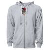 Icon Unisex Lightweight Loopback Terry Full-Zip Hooded Sweatshirt Thumbnail