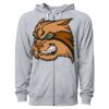 Icon Unisex Lightweight Loopback Terry Full-Zip Hooded Sweatshirt Thumbnail