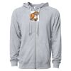 Icon Unisex Lightweight Loopback Terry Full-Zip Hooded Sweatshirt Thumbnail