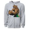 Icon Unisex Lightweight Loopback Terry Full-Zip Hooded Sweatshirt Thumbnail