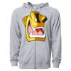 Icon Unisex Lightweight Loopback Terry Full-Zip Hooded Sweatshirt Thumbnail