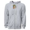 Icon Unisex Lightweight Loopback Terry Full-Zip Hooded Sweatshirt Thumbnail