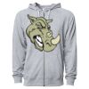 Icon Unisex Lightweight Loopback Terry Full-Zip Hooded Sweatshirt Thumbnail