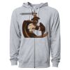 Icon Unisex Lightweight Loopback Terry Full-Zip Hooded Sweatshirt Thumbnail