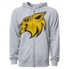 Icon Unisex Lightweight Loopback Terry Full-Zip Hooded Sweatshirt Thumbnail