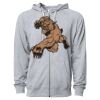 Icon Unisex Lightweight Loopback Terry Full-Zip Hooded Sweatshirt Thumbnail