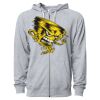 Icon Unisex Lightweight Loopback Terry Full-Zip Hooded Sweatshirt Thumbnail