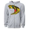 Icon Unisex Lightweight Loopback Terry Full-Zip Hooded Sweatshirt Thumbnail