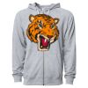 Icon Unisex Lightweight Loopback Terry Full-Zip Hooded Sweatshirt Thumbnail