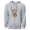 Icon Unisex Lightweight Loopback Terry Full-Zip Hooded Sweatshirt Thumbnail