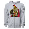 Icon Unisex Lightweight Loopback Terry Full-Zip Hooded Sweatshirt Thumbnail