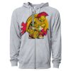 Icon Unisex Lightweight Loopback Terry Full-Zip Hooded Sweatshirt Thumbnail