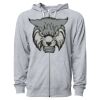 Icon Unisex Lightweight Loopback Terry Full-Zip Hooded Sweatshirt Thumbnail