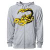 Icon Unisex Lightweight Loopback Terry Full-Zip Hooded Sweatshirt Thumbnail