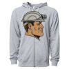 Icon Unisex Lightweight Loopback Terry Full-Zip Hooded Sweatshirt Thumbnail