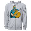 Icon Unisex Lightweight Loopback Terry Full-Zip Hooded Sweatshirt Thumbnail