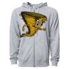 Icon Unisex Lightweight Loopback Terry Full-Zip Hooded Sweatshirt Thumbnail