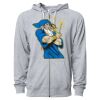 Icon Unisex Lightweight Loopback Terry Full-Zip Hooded Sweatshirt Thumbnail