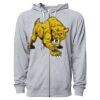 Icon Unisex Lightweight Loopback Terry Full-Zip Hooded Sweatshirt Thumbnail