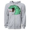 Icon Unisex Lightweight Loopback Terry Full-Zip Hooded Sweatshirt Thumbnail