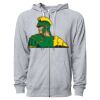 Icon Unisex Lightweight Loopback Terry Full-Zip Hooded Sweatshirt Thumbnail