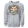 Icon Unisex Lightweight Loopback Terry Full-Zip Hooded Sweatshirt Thumbnail