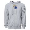 Icon Unisex Lightweight Loopback Terry Full-Zip Hooded Sweatshirt Thumbnail