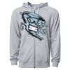 Icon Unisex Lightweight Loopback Terry Full-Zip Hooded Sweatshirt Thumbnail