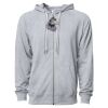 Icon Unisex Lightweight Loopback Terry Full-Zip Hooded Sweatshirt Thumbnail