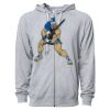 Icon Unisex Lightweight Loopback Terry Full-Zip Hooded Sweatshirt Thumbnail