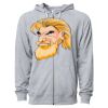 Icon Unisex Lightweight Loopback Terry Full-Zip Hooded Sweatshirt Thumbnail