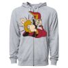 Icon Unisex Lightweight Loopback Terry Full-Zip Hooded Sweatshirt Thumbnail