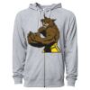 Icon Unisex Lightweight Loopback Terry Full-Zip Hooded Sweatshirt Thumbnail