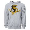 Icon Unisex Lightweight Loopback Terry Full-Zip Hooded Sweatshirt Thumbnail