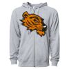 Icon Unisex Lightweight Loopback Terry Full-Zip Hooded Sweatshirt Thumbnail