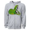 Icon Unisex Lightweight Loopback Terry Full-Zip Hooded Sweatshirt Thumbnail