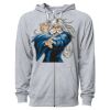 Icon Unisex Lightweight Loopback Terry Full-Zip Hooded Sweatshirt Thumbnail