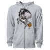 Icon Unisex Lightweight Loopback Terry Full-Zip Hooded Sweatshirt Thumbnail
