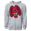 Icon Unisex Lightweight Loopback Terry Full-Zip Hooded Sweatshirt Thumbnail
