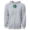 Icon Unisex Lightweight Loopback Terry Full-Zip Hooded Sweatshirt Thumbnail