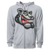 Icon Unisex Lightweight Loopback Terry Full-Zip Hooded Sweatshirt Thumbnail