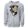 Icon Unisex Lightweight Loopback Terry Full-Zip Hooded Sweatshirt Thumbnail