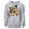 Icon Unisex Lightweight Loopback Terry Full-Zip Hooded Sweatshirt Thumbnail
