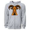Icon Unisex Lightweight Loopback Terry Full-Zip Hooded Sweatshirt Thumbnail