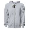 Icon Unisex Lightweight Loopback Terry Full-Zip Hooded Sweatshirt Thumbnail